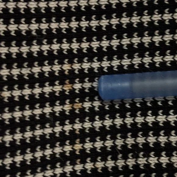 Alice & Olivia Sleeveless Black and White Patterned Fit-and-Flare Dress, Med - Picture 9 of 9